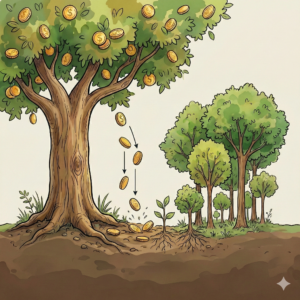 Reinvestir dividendos acelera resultados?